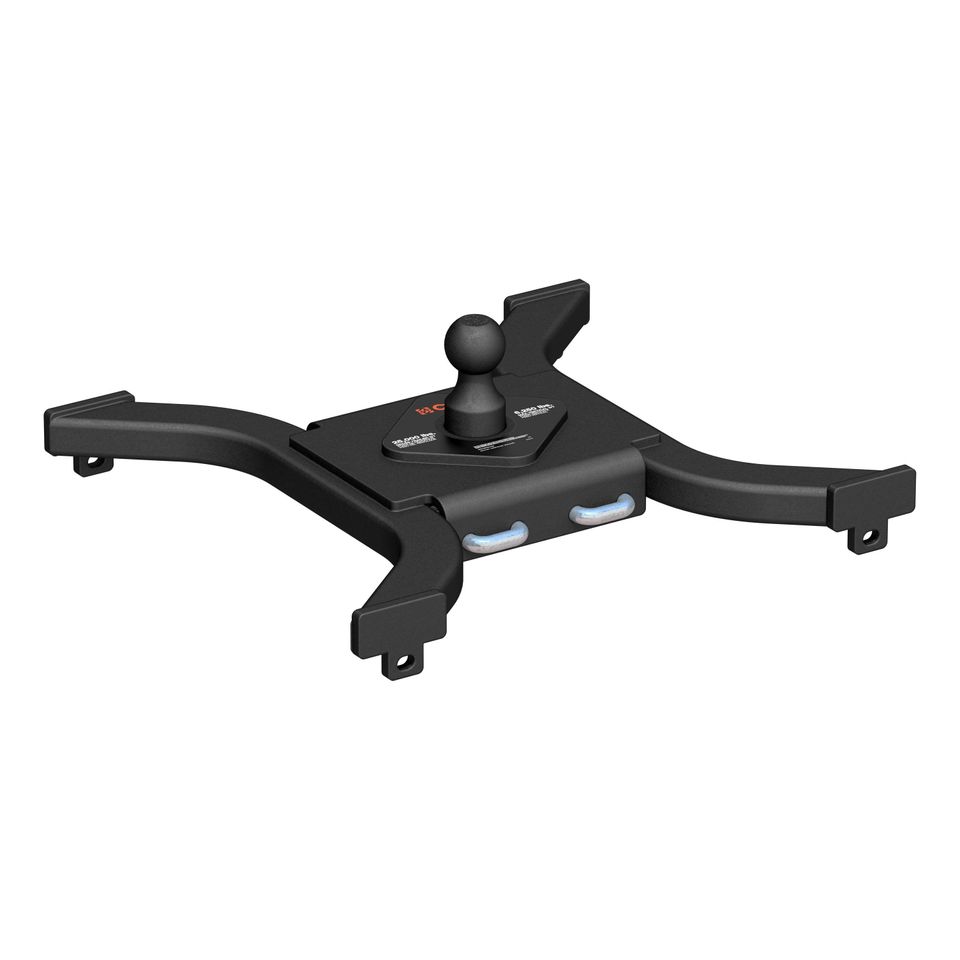 16085 - Spyder 5th Wheel to Gooseneck Adapter Hitch, Fits Industry-Standard Rails, 25,000 lbs, 2-5/16-Inch Ball
