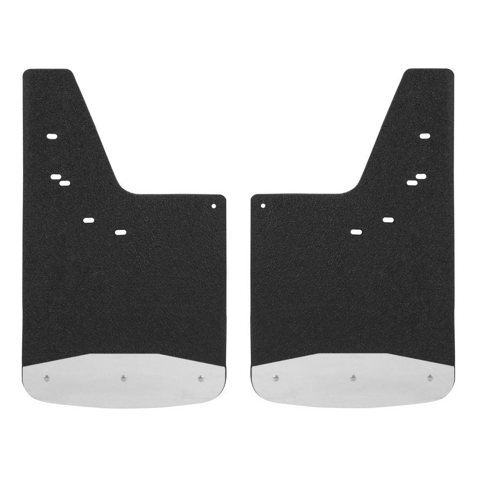 250420 - Front or Rear 12-Inch x 20-Inch Textured Rubber Mud Guards, Select Ford F-150, Lincoln Mark LT, 2 Flaps - 2004-2014 Ford F-150 and more
