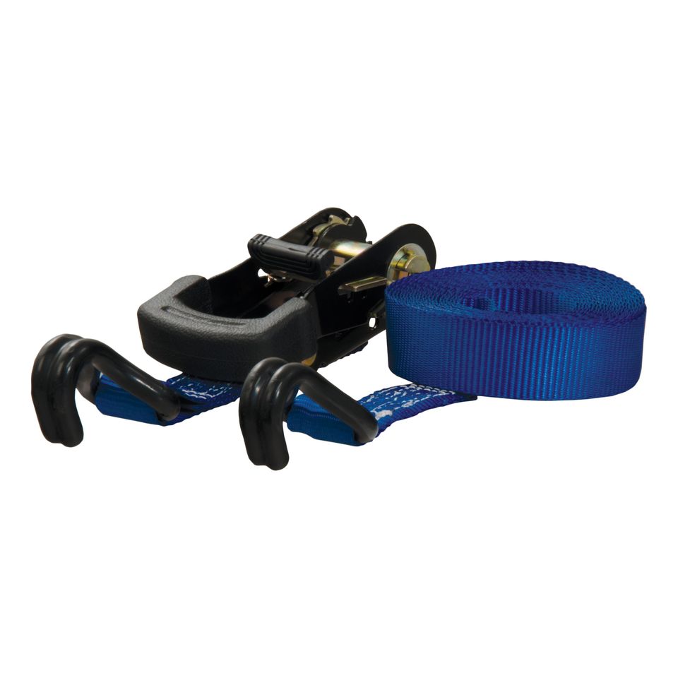 83019 - 1-Inch x 16-Foot Blue Nylon Ratchet Strap, 2,200 lbs. Break Strength