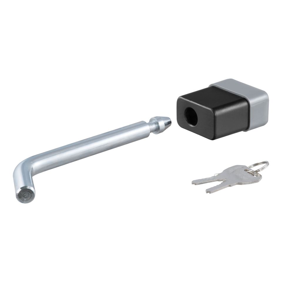 23020 - Trailer Hitch Lock, 1/2-Inch Pin Diameter, Fits 1-1/4-Inch Receiver
