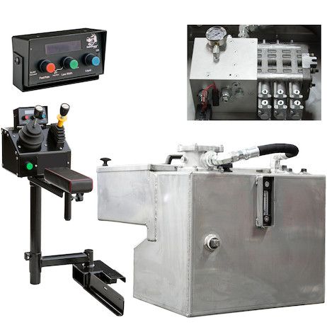 6383065 - 30 Central Hydraulic System - 6-Function, Air/Hydraulic Proportional, Seat Mount Console, No GPS