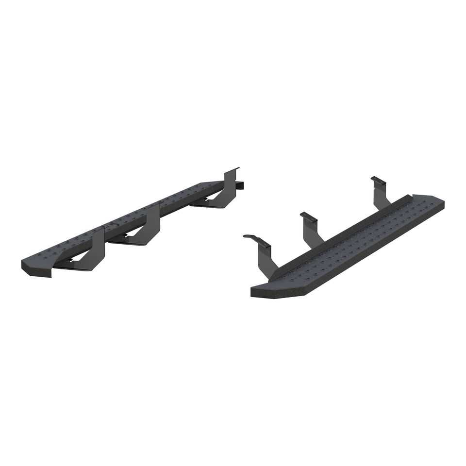 2055528 - RidgeStep Black Steel 6-1/2 x 85-Inch Truck Running Boards, Select Toyota Tundra - 2007-2021 Toyota Tundra