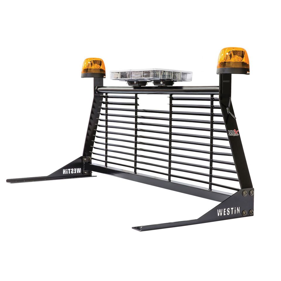 57-8025 - HD Headache Rack - 2001-2026 Chevrolet Silverado 2500 HD, 2007-2026 Chevrolet Silverado 3500 HD, 2004-2026 Ford F-150 and more