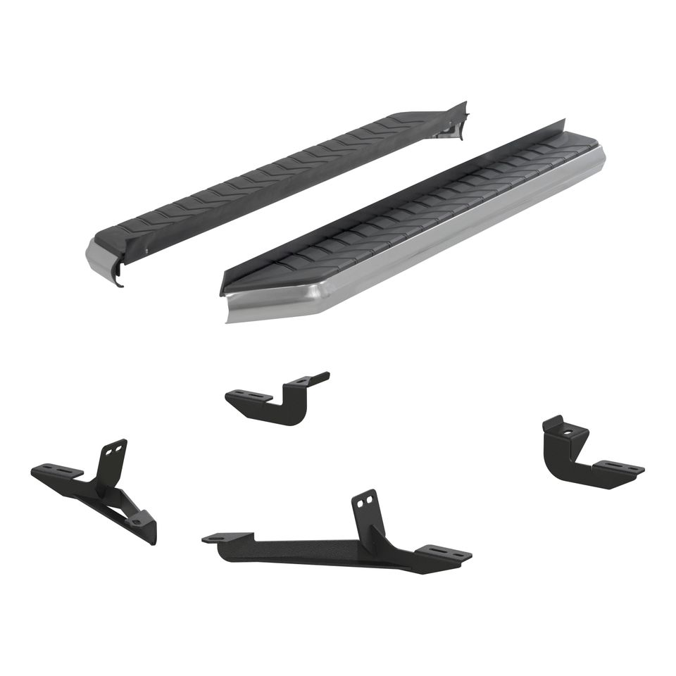 2051018 - AeroTread 5 x 67-Inch Polished Stainless SUV Running Boards, Select Toyota RAV4 - 2013-2018 Toyota RAV4