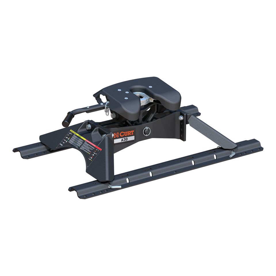 16191 - A30 5th Wheel Hitch with Base Rails, 30,000 lbs