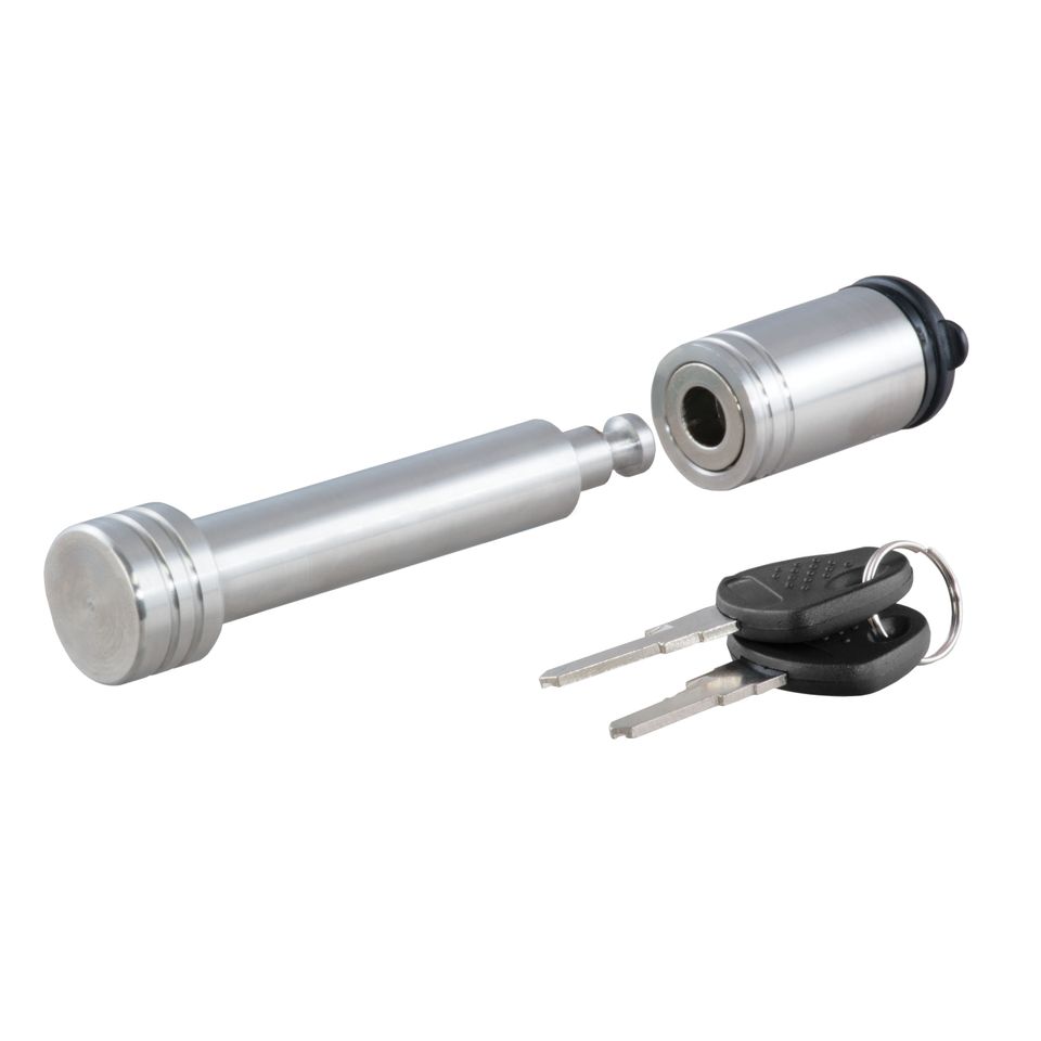 23516 - Stainless Steel Trailer Hitch Lock, 5/8-Inch Pin Diameter, Fits 2-Inch Receiver