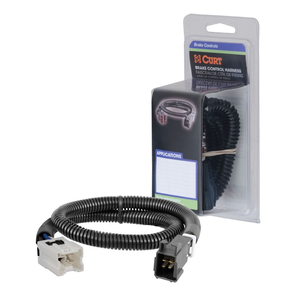 51383 - Quick Plug Electric Trailer Brake Controller Wiring Harness, Fits Select Nissan Armada, Frontier, NV, Pathfinder, Titan, XD, Xterra, Infiniti - 2014-2020,2022-2026 INFINITI QX60 and more
