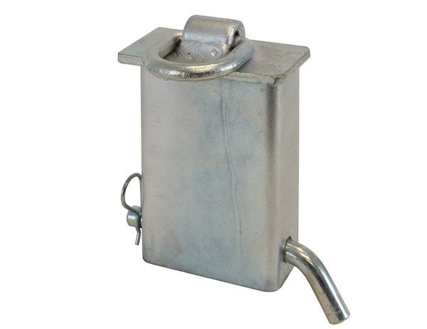 B32SPZ - Stake Pocket 3/8 Inch Forged D-Ring (Zinc Plated)