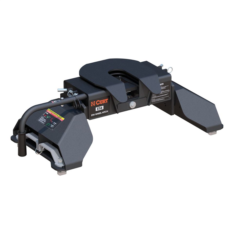 16031 - E16 5th Wheel Hitch; Select Ford F-250; F-350; F-450; 8ft. Bed Puck System - 2019-2026 Ford F-250 Super Duty and more