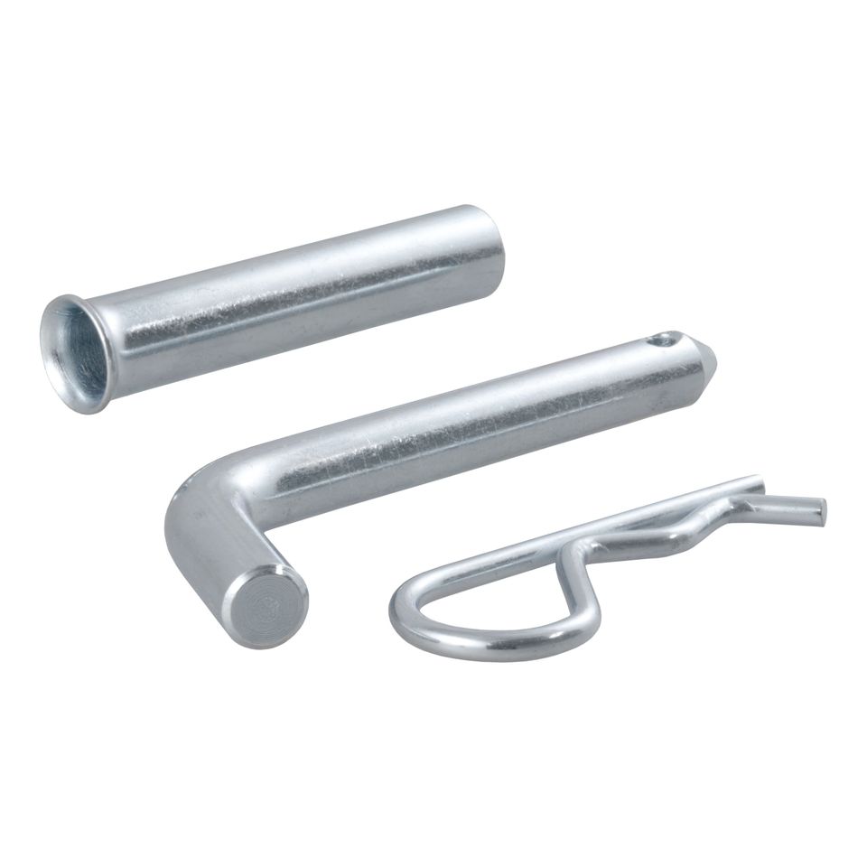 21502 - Trailer Hitch Pin & Clip, 1/2-Inch Diameter with 5/8-Inch Adapter, Fits 1-1/4 or 2-Inch Receiver