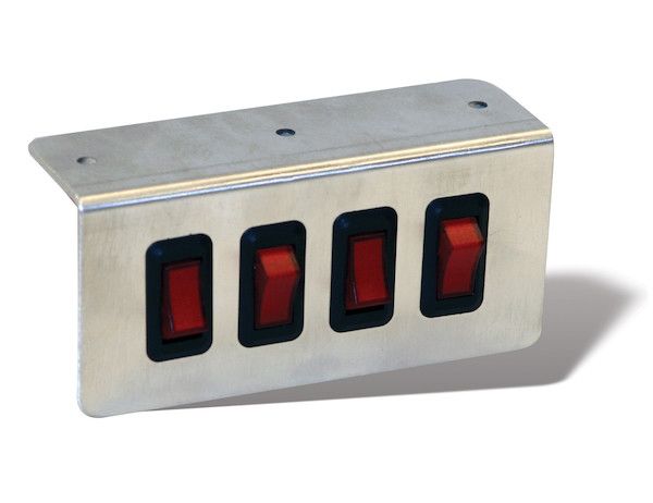 6391004 - Pre-Wired Quad Switch Panel
