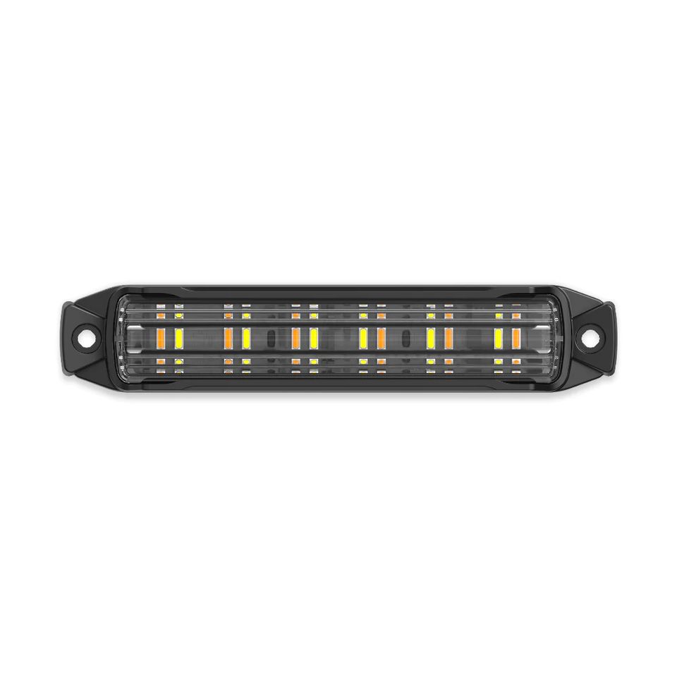 BB6010B - Work Bar Strobe 4, 4" LED Strobe Light, Amber/White (1EA)