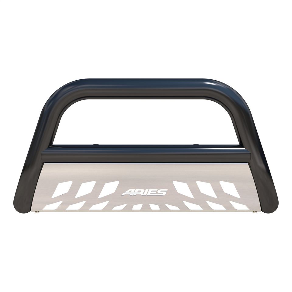 B35-4001 - 3-Inch Black Steel Bull Bar; No-Drill; Select Avalanche; Silverado; Su - 2007 Chevrolet Silverado 1500 Classic and more