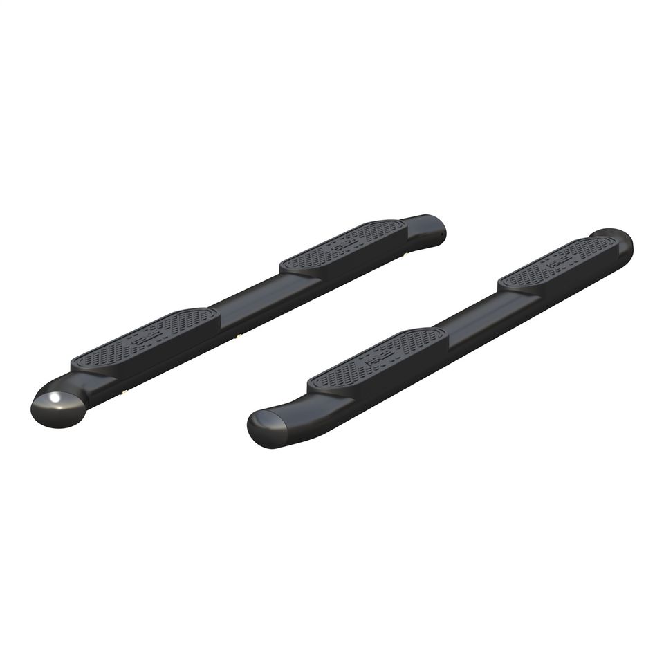 S224054 - 4-Inch Oval Black Steel Nerf Bars; Select Chevrolet Silverado; GMC Sier - 2019-2026 Chevrolet Silverado 1500 and more