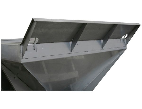 3022963 - SAM Universal Front Spill Shield Stainless Steel Bolt-On/Weld-On, 82 in. Wide x 12 in. Tall