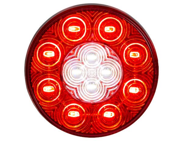 5624130 - 4 Inch Round Combination Stop/Turn/Tail & Backup Light (Light Only, Sold in Multiples of 10)