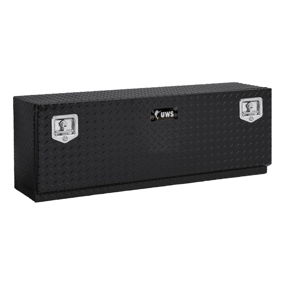 TBTS-60-BLK - Gloss Black Aluminum 60" Single-Door Topside Truck Tool Box (LTL Shipping Only)