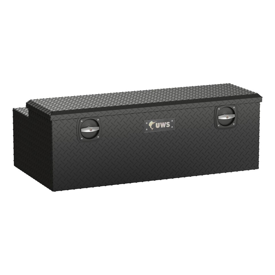 EC20503 - Secure Lock 48-Inch Matte Black Heavy-Wall Aluminum Under Tonneau Cover Tool Box, RigidCore Lid