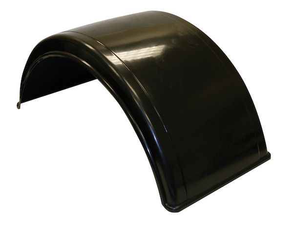 8590195 - Smooth Black Polyethylene Fender-Fits Minimum 19.5 Inch Dual Rear Wheels