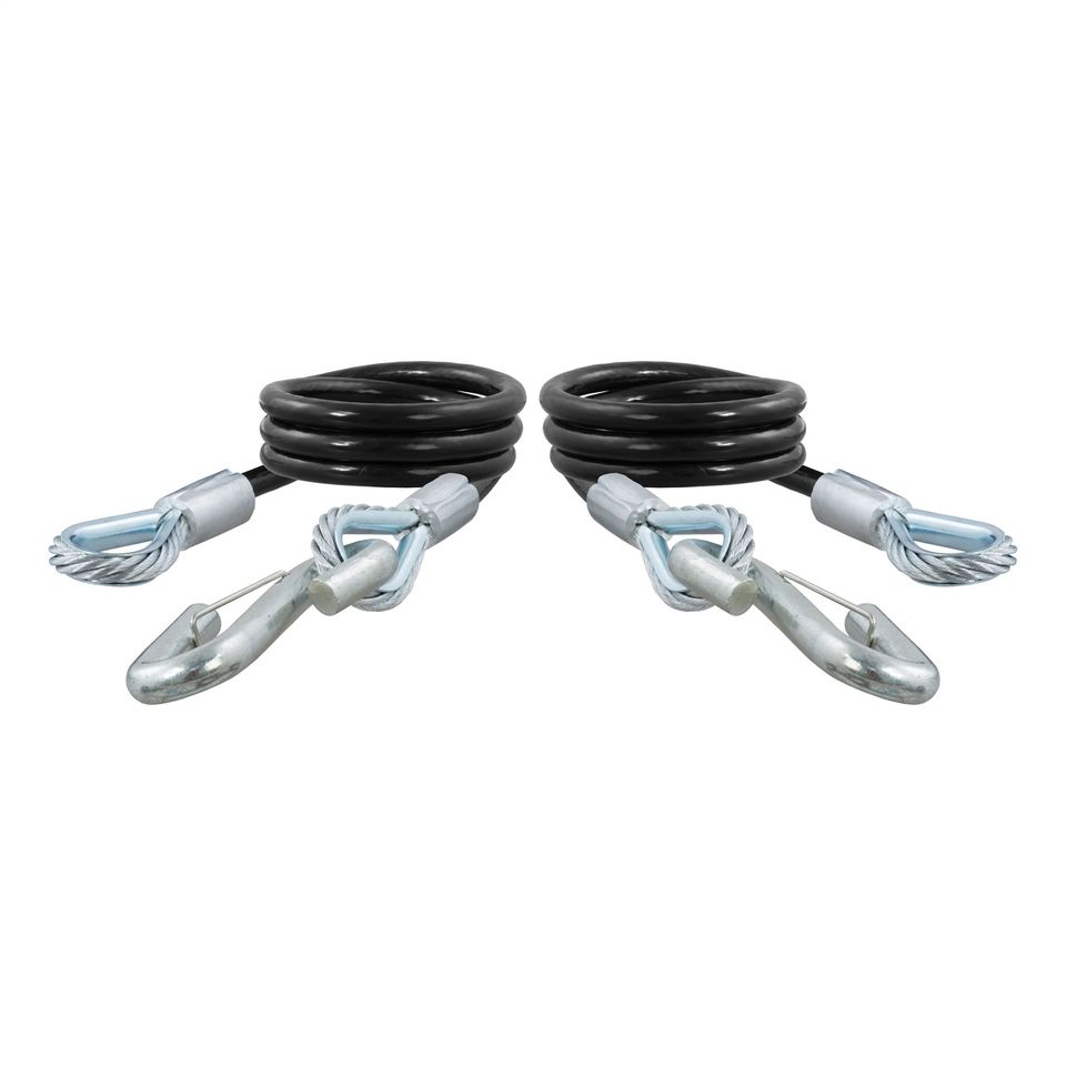 80176 - 44in. Safety Cables with 2 Snap Hooks (7;500 lbs; Vinyl-Coated; 2-Pack)