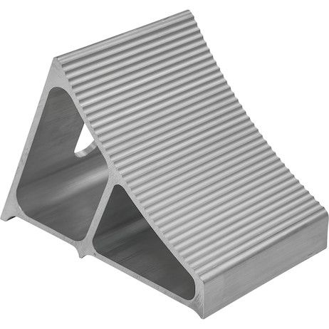 WC7118A - Large Extruded Aluminum Wheel Chock 7x10.75x7.8 Inch