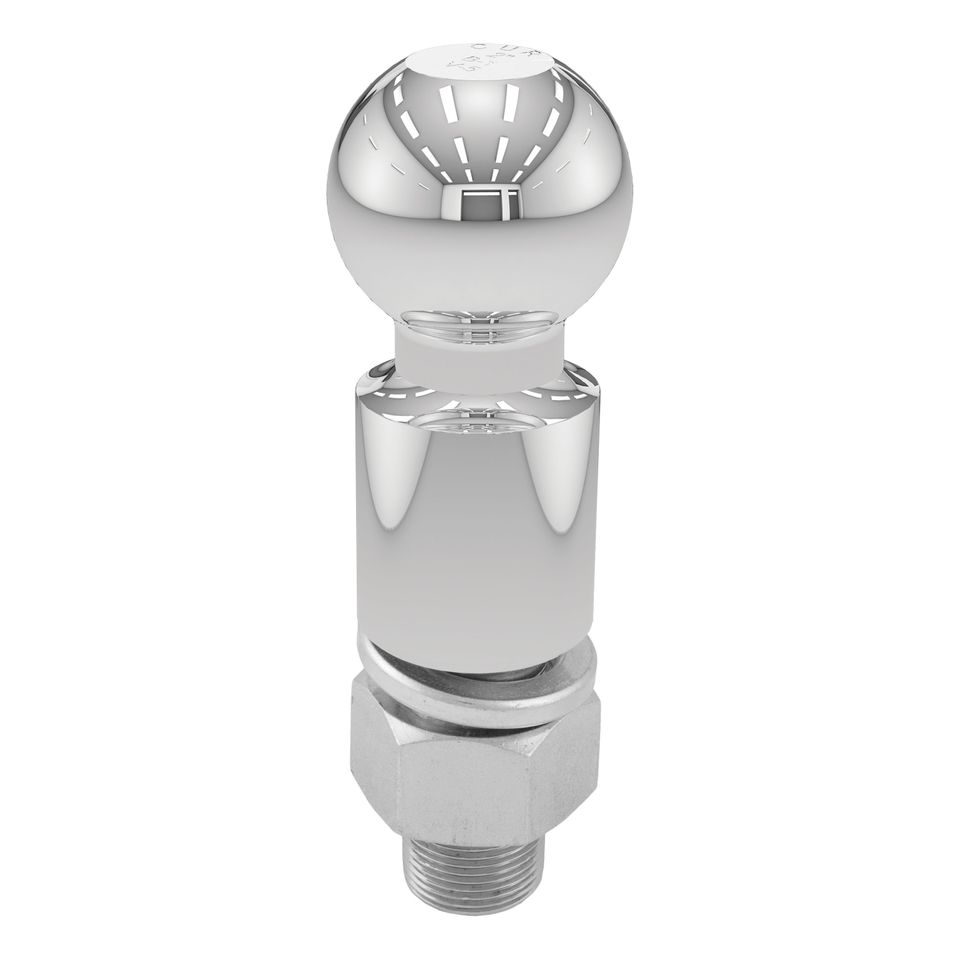 40036 - Chrome Trailer Hitch Ball, 10,000 lbs, 2-Inch Rise, 2-5/16-Inch Diameter, 1-1/4 x 2-5/8-Inch Shank