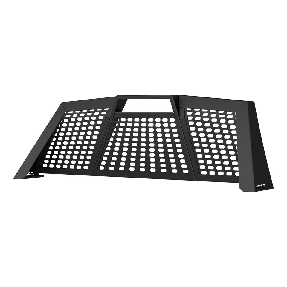 1110117 - Switchback Black Aluminum Truck Headache Rack Cab Protector, Select Toyota Tundra - 2007-2021 Toyota Tundra