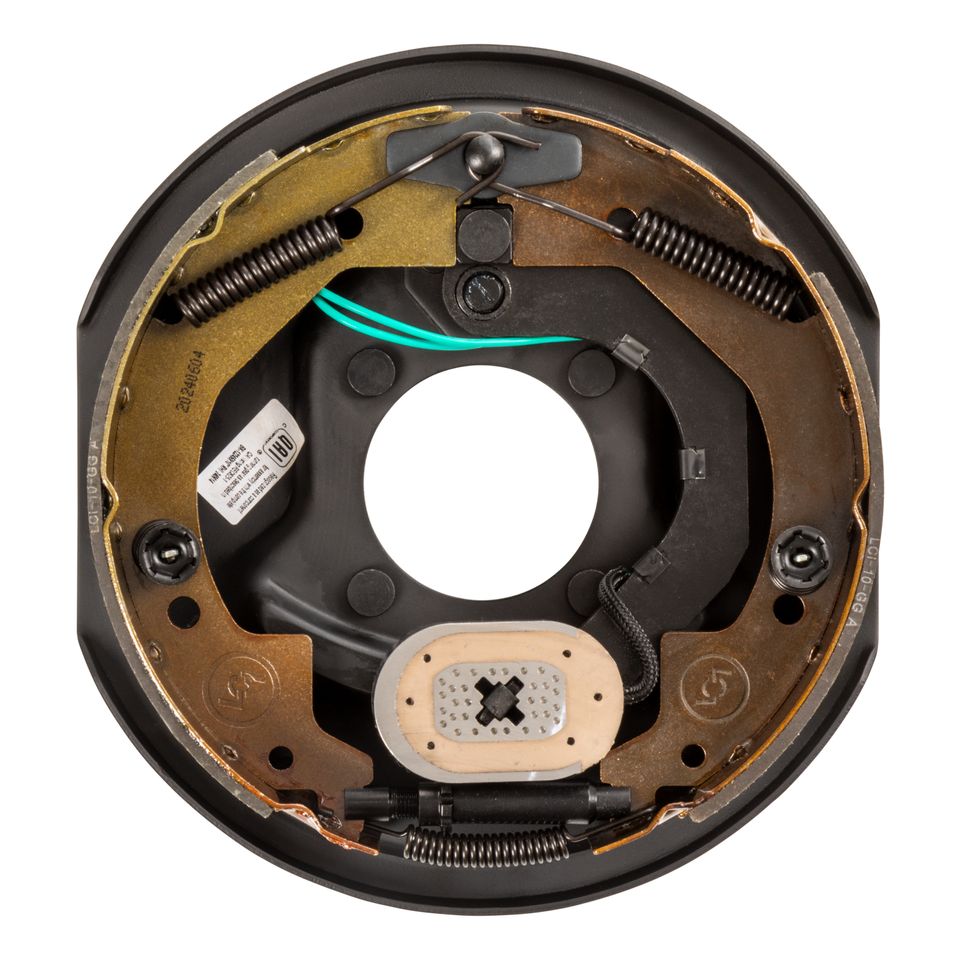 298274 - Electric Trailer Brake Assembly - 10" x 2-1/4" Brake Size, 4-Bolt, 3,500-lb. Axles, Right (Passenger) Side