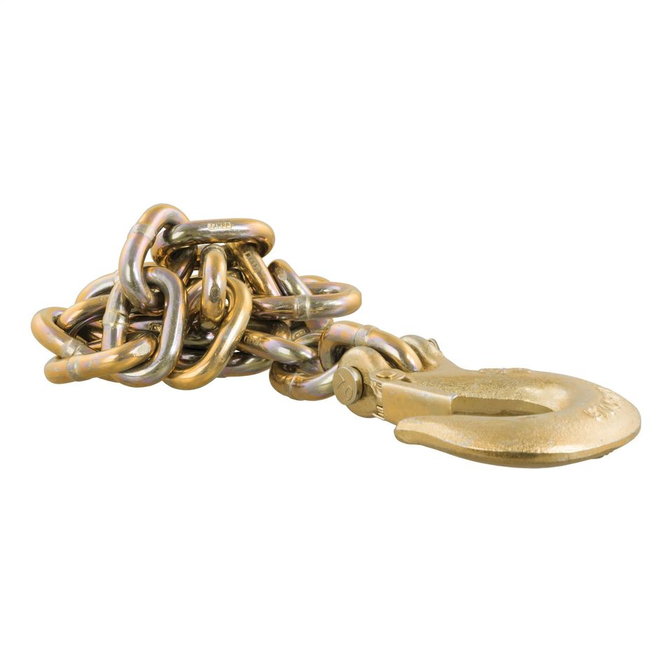 80316 - 35in. Safety Chain with 1 Clevis Hook (24;000 lbs; Yellow Zinc)