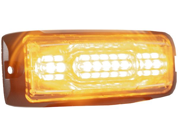 8890300 - Ultra Thin Wide Angle 5 Inch Amber LED Strobe Light