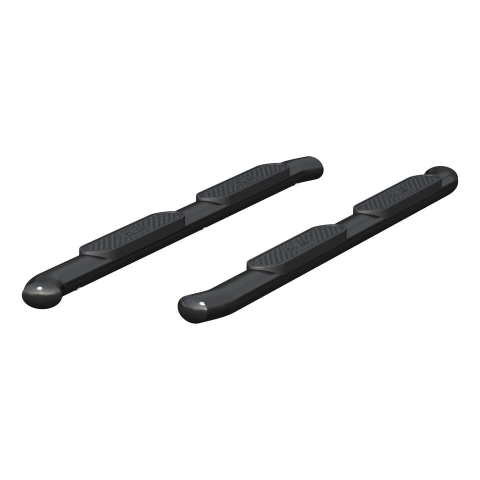 S225040 - 4-Inch Oval Black Steel Nerf Bars; Select Dodge; Ram 1500 - 2019-2022,2024 Ram 1500 Classic, 2011-2018 Ram 1500 and more