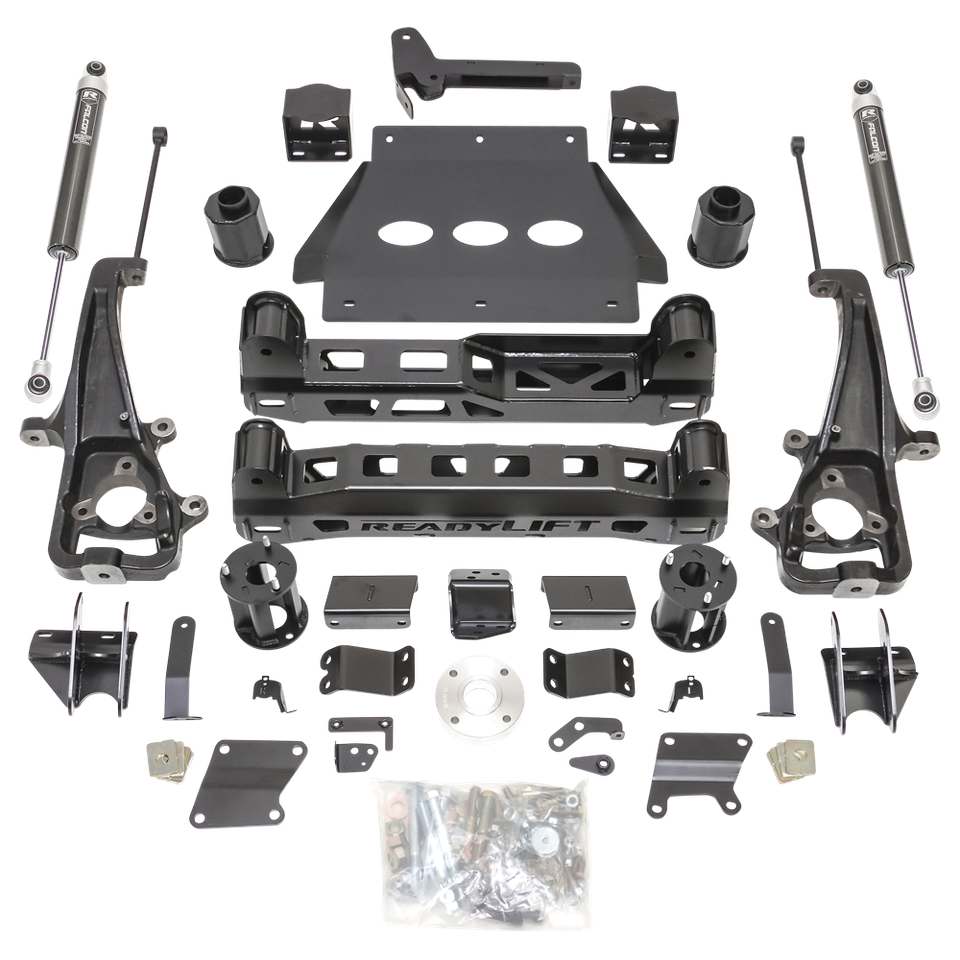44-19621 - 6" Lift Kit With Falcon Shocks- Ram 1500 With Factory Air Suspension - 2019-2023 - 2019-2024 Ram 1500