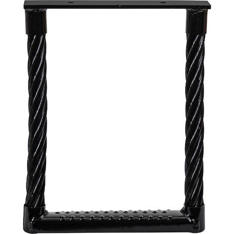 5231512 - Black Powder Coated Cable Type Truck Step - 15 x 12 x 1.38 Inch Deep
