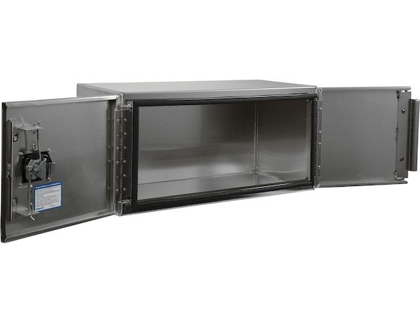 1705450 - 24x24x72 Inch Pro Series Smooth Aluminum Underbody Truck Box - Double Barn Door, 3-Point Compression Latch
