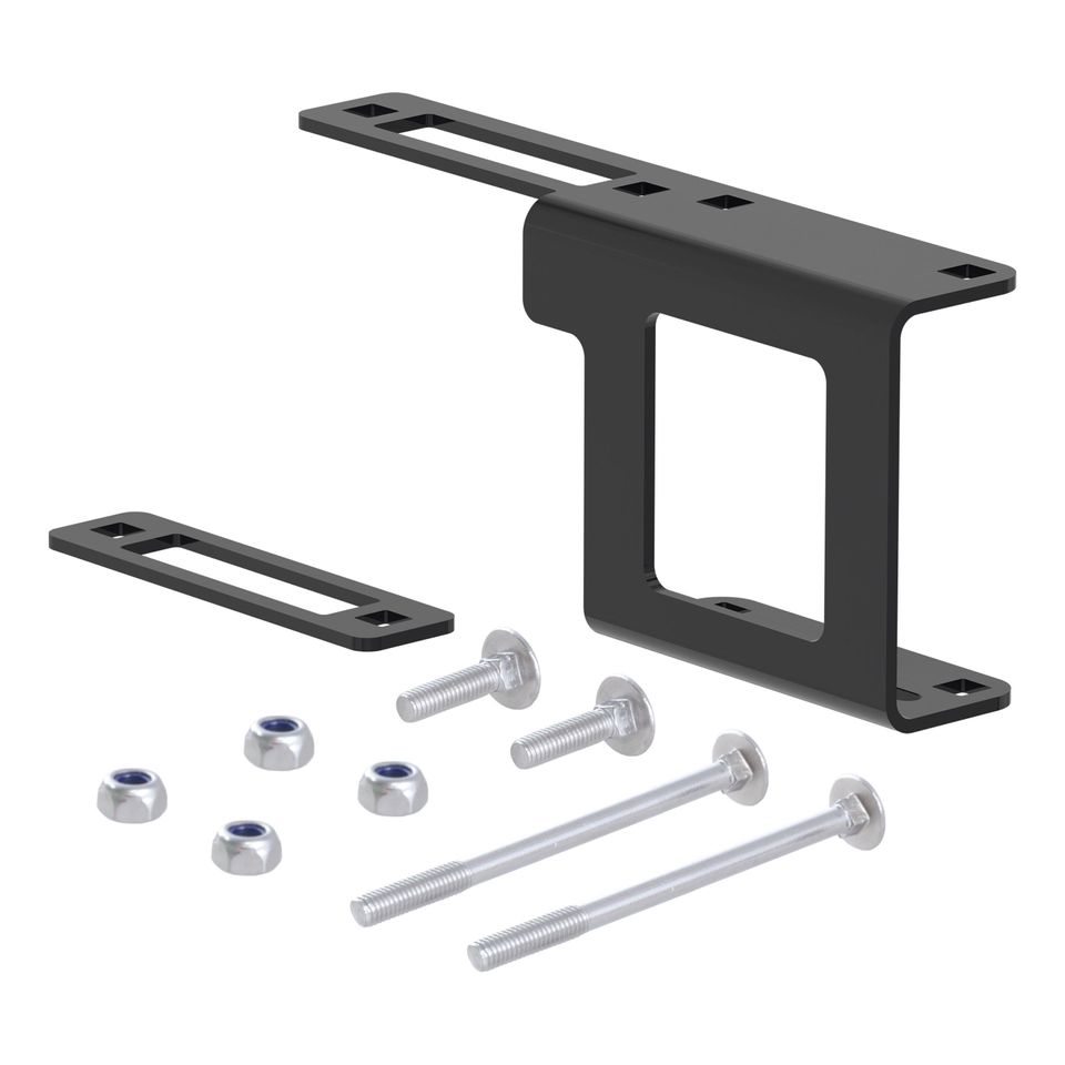58002 - Easy-Mount Vehicle Trailer Wiring Connector Mounting Bracket for 1-1/4-Inch Receiver, 4 or 5-Way Flat