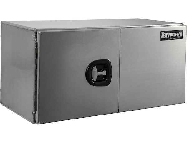 1705425 - 18x24x48 Inch Pro Series Smooth Aluminum Underbody Truck Box - Double Barn Door, 3-Point Compression Latch