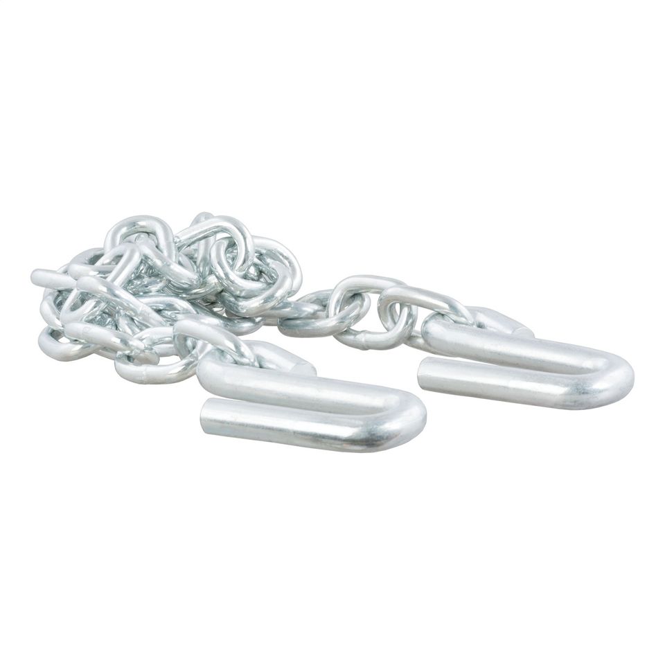 80301 - 48in. Safety Chain with 2 S-Hooks (7;000 lbs; Clear Zinc)