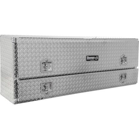 1705630 - 21x13x60 Inch Diamond Tread Aluminum Pick-Up Truck Contractor With Lower Door