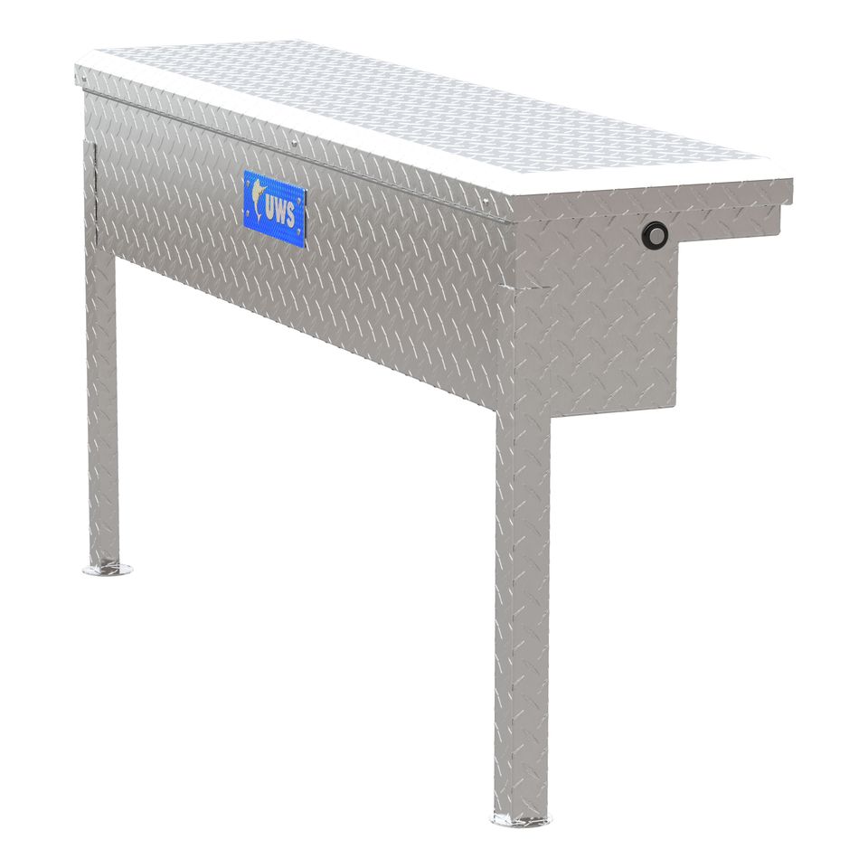 EC30201 - 48-Inch Heavy-Wall Aluminum Truck Side Tool Box with Low Profile, RigidCore Lid