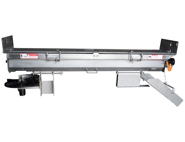 92452SSA - Heavy Duty 9 Inch Auger Under Tailgate Spreader-15 Inch Sides-Stainless