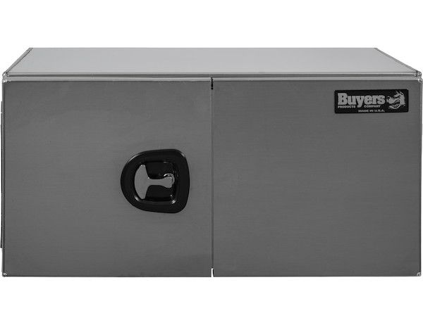 1705335 - 24x24x36 Inch Smooth Aluminum Underbody Truck Tool Box - Double Barn Door, 3-Point Compression Latch