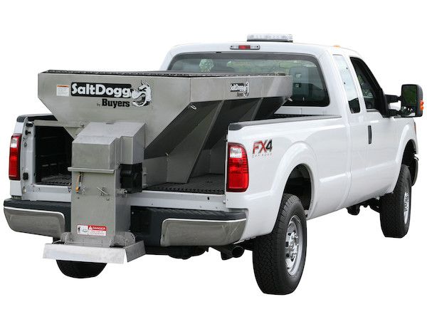 1400601SS - 2.0 Cubic Yard Electric Stainless Steel Hopper Spreader - Adjustable