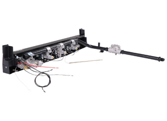 2021124219 - Replacement Front panel module (Black) with Knobs and Ignitor included for 16" or 22" 2-in-1 Range Ovens #C-FS21DB4A-BL-009