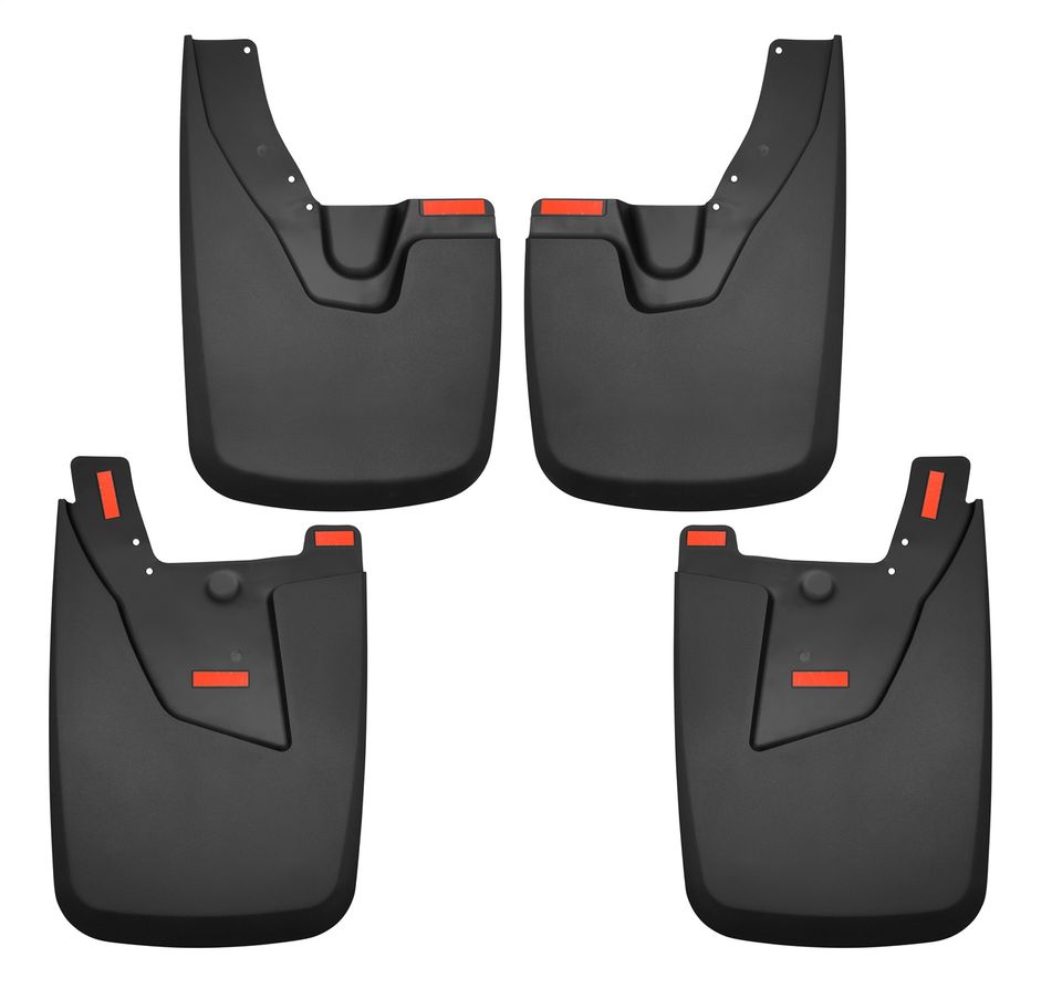58056 - Custom Mud Guards-Front and Rear Mud Guard Set - 2019-2025 Ram 2500, 2019-2025 Ram 3500