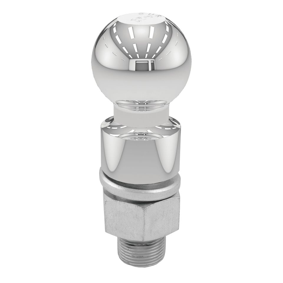 40035 - Chrome Trailer Hitch Ball, 10,000 lbs, 2-Inch Rise, 2-5/16-Inch Diameter, 1-1/4 x 2-5/8-Inch Shank