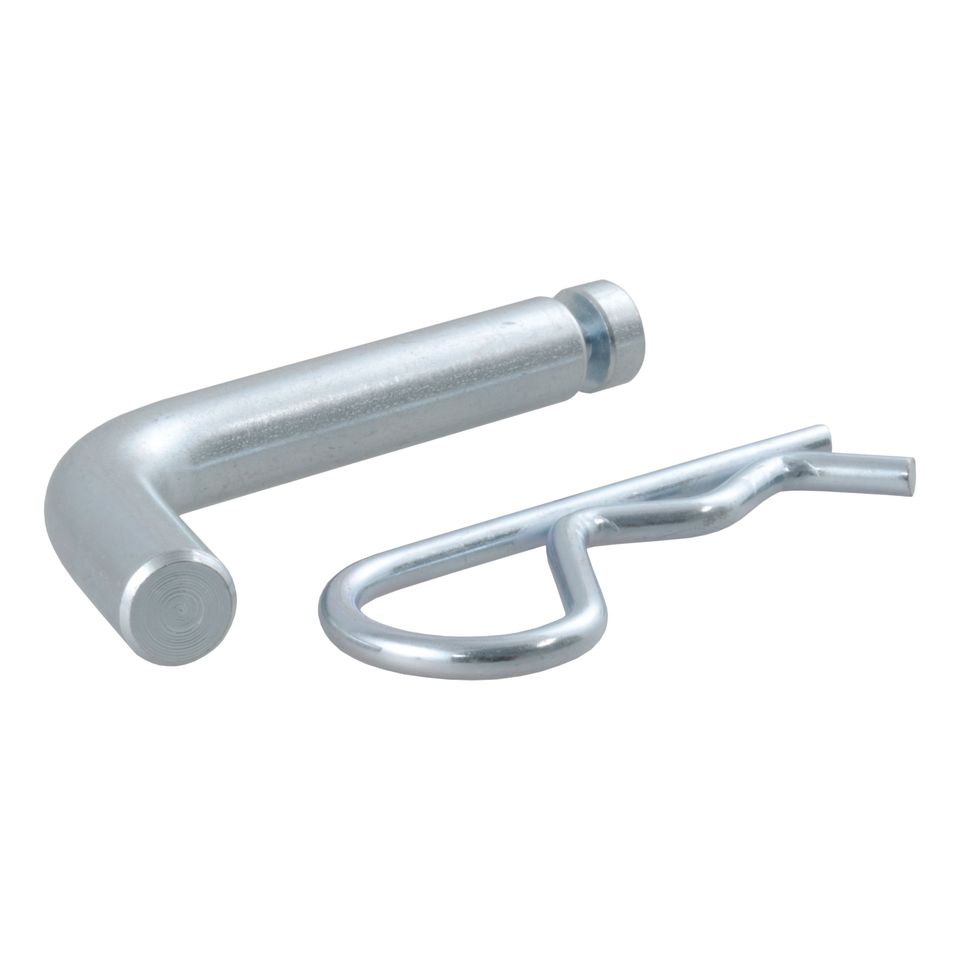 21403 - Trailer Hitch Pin & Clip with Grooved Head, 1/2-Inch Diameter, Fits 1-1/4-Inch Receiver