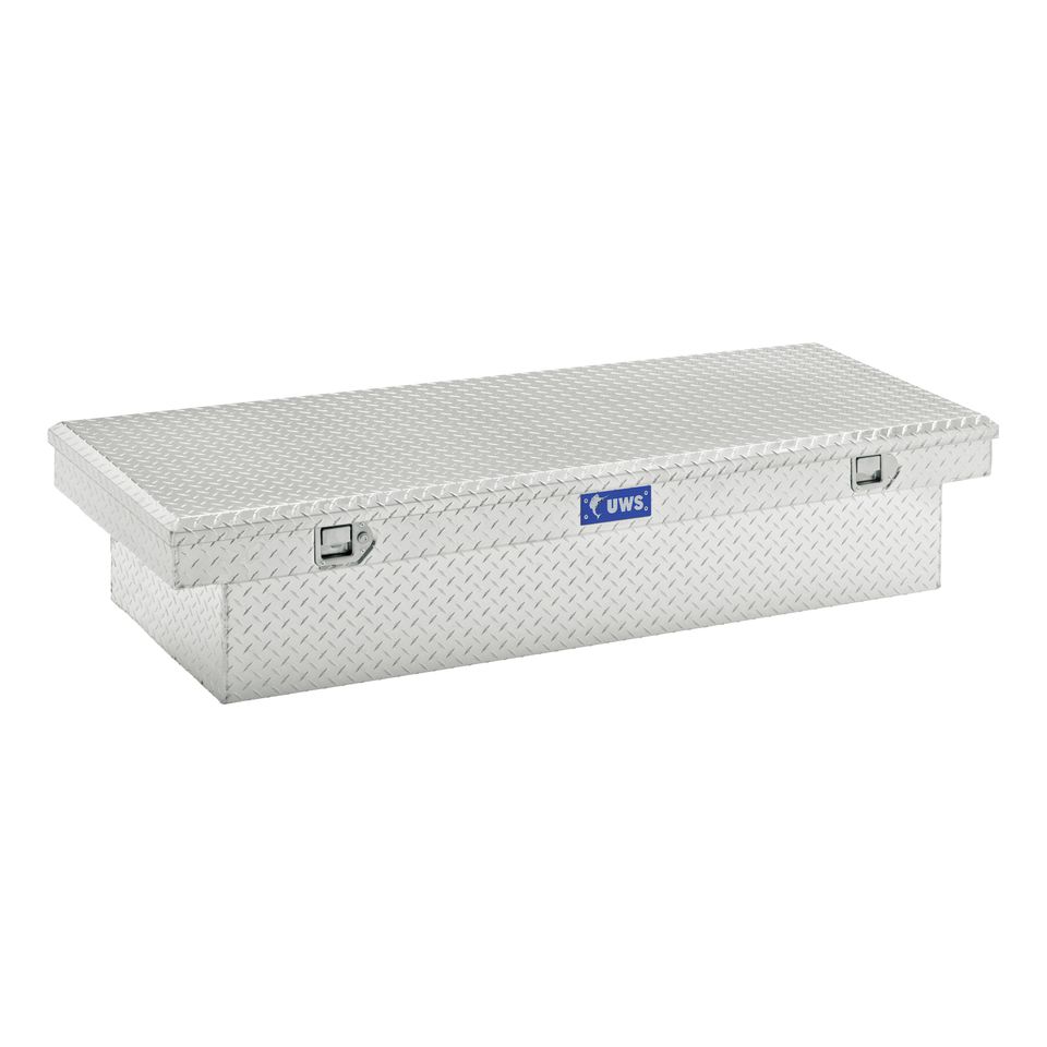 TBS-69-LBTA - Bright Aluminum 69" Extra-Wide Crossover Truck Tool Box - 1999-2025 Chevrolet Silverado 1500 and more