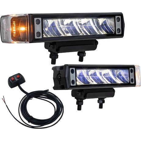 16160900 - SnowDogg® Illuminator™ Low Profile LED Plow Lights w/ Integral Flashers