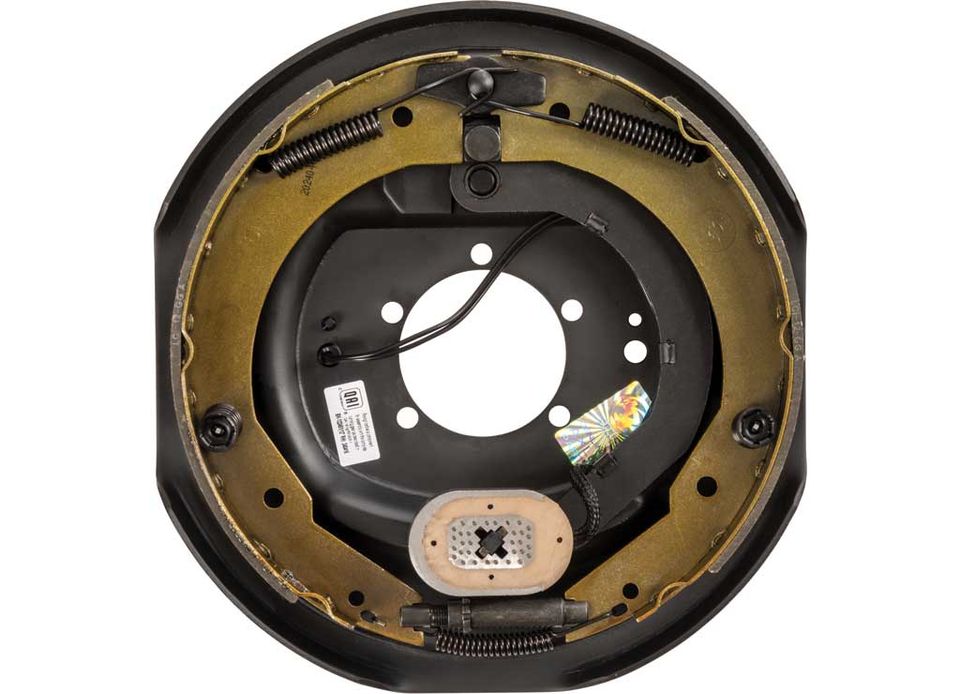 298276 - Electric Trailer Brake Assembly - 12" x 2" Brake Size, 5-Bolt, 5,200-8,000-lb. Hybrid Axles, Right (Passenger) Side
