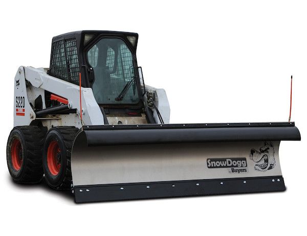SKTE90II - Snow Plow with Skid Steer Quick Mount 108" Blade Width